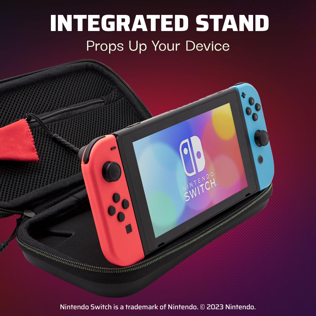 Étui de voyage PDP Plus GLOW Super Icon Étui de voyage Nintendo Switch Étui de voyage PDP Plus GLOW Super Icon Étui de voyage Nintendo Switch